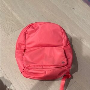 Lululemon coral pink backpack